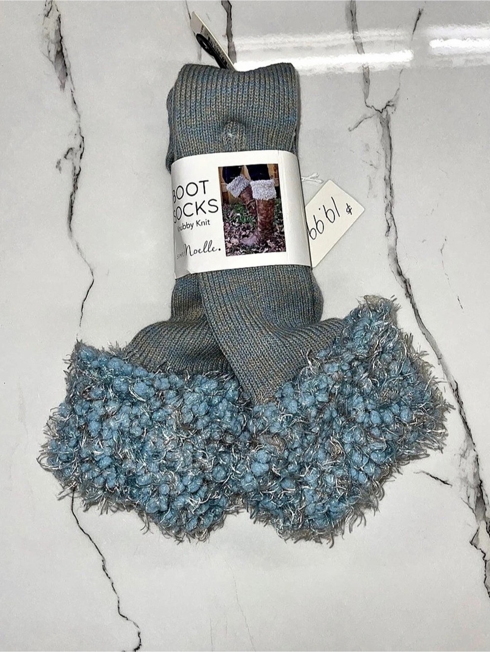 Blue & Gray Tall Socks NWT